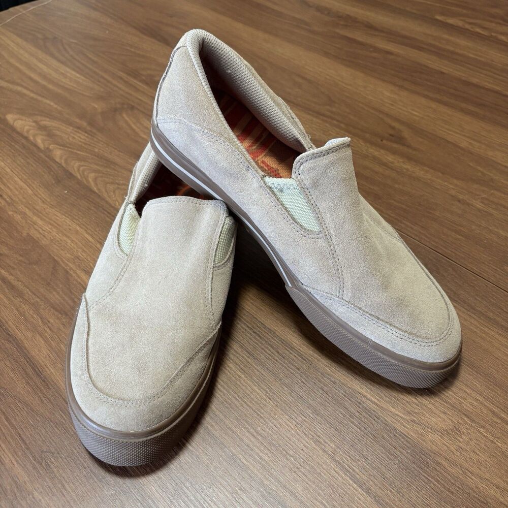 Gravis Suede Lowdown Slip On Putty Mens 10 Casual Skate
